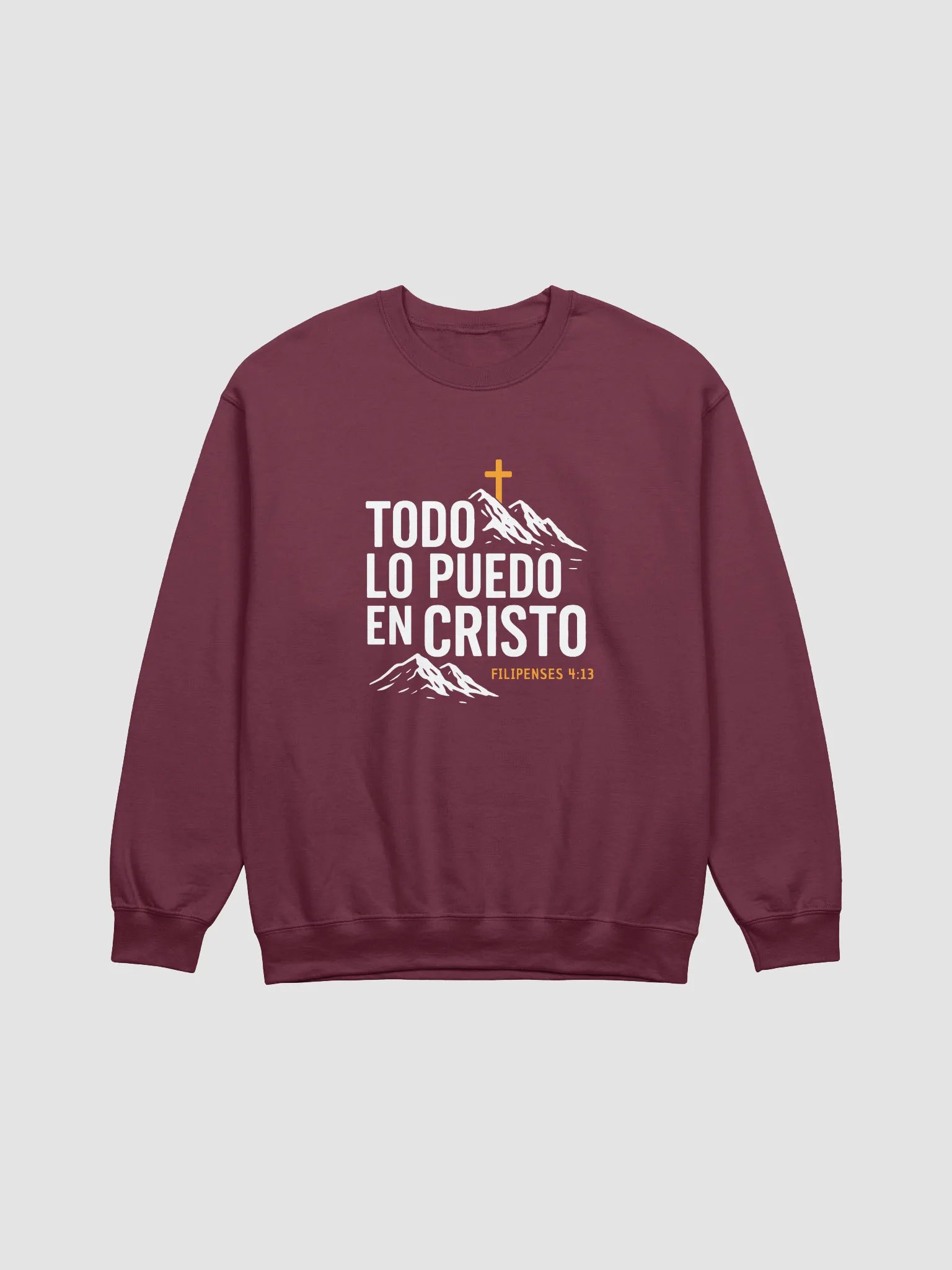 Sudadera Unisex Cuello Redondo | Todo lo puedo en Cristo product image (17)