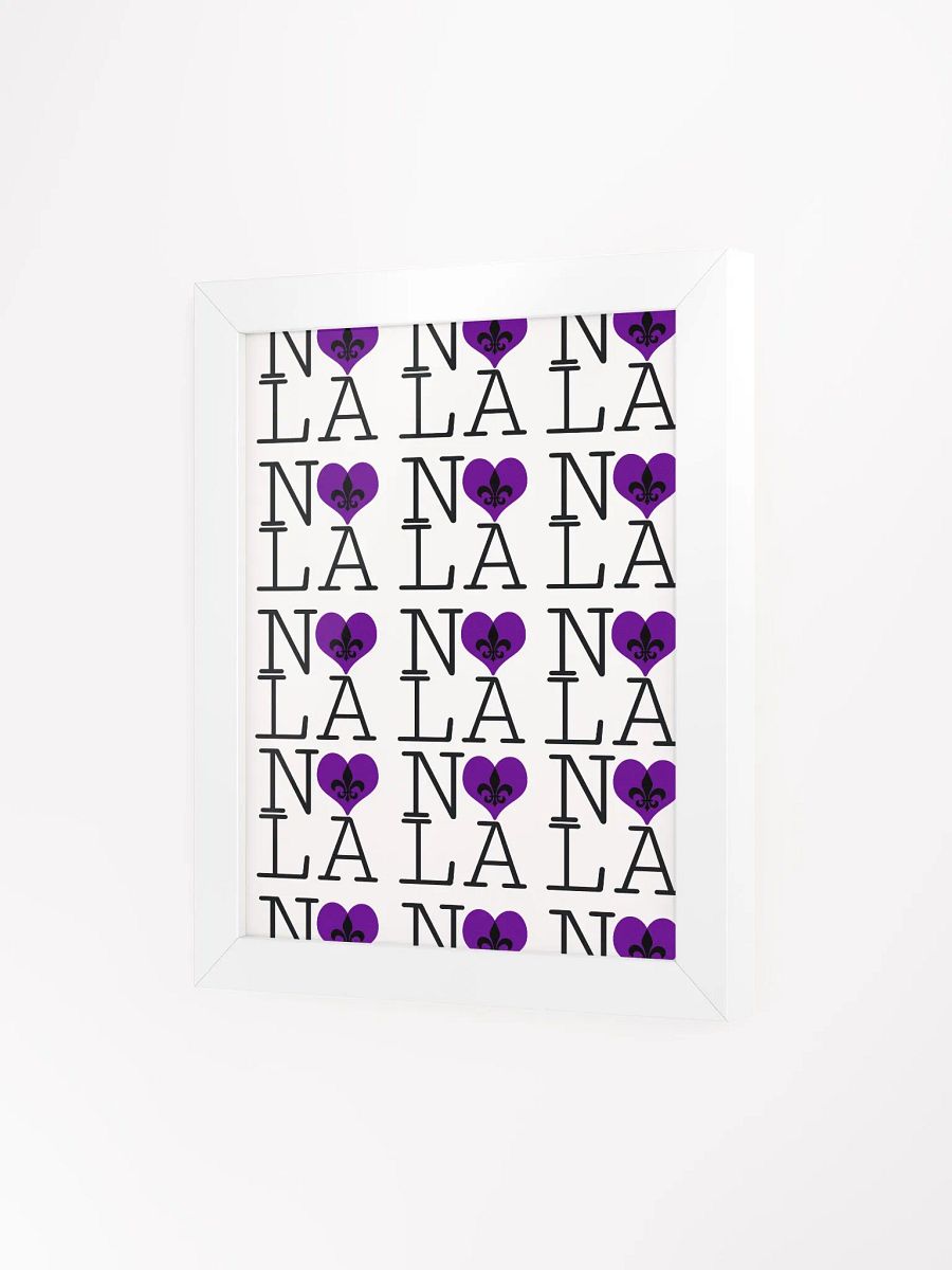 I LOVE NOLA **LEGACY POSTER** (PURPLE HEART INFINITY WALL) product image (3)