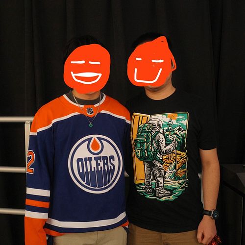 my first ever stanley cup hockey game was swagness! (also my brothers first ever nhl game) sold my left kidney for this exper...