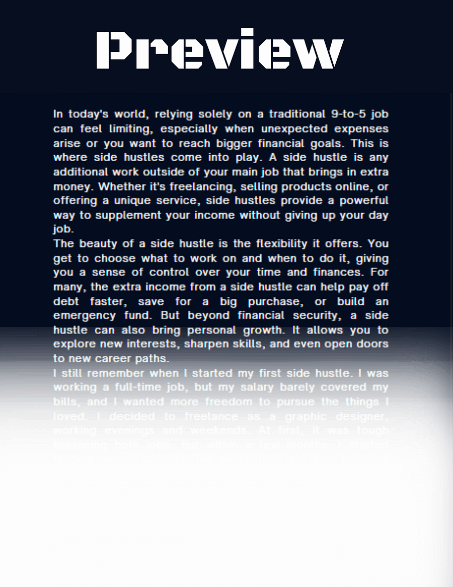 Money Moves: Your Side Hustle Blueprint product image (4)