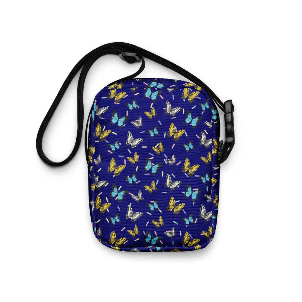 Fluttering Butterfly All-Over Crossbody Bag for nature lovers moms friends product image (6)