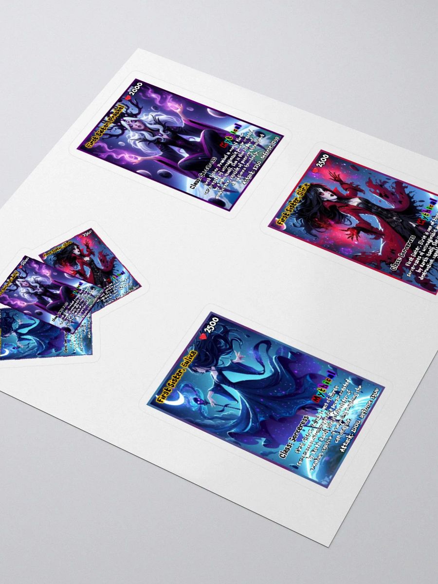 First Sisters | Hell Cardz Collection Large 4-Pack Stickers product image (3)