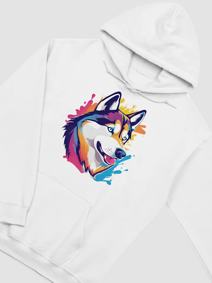Colorful Siberian Husky Classic Hoodie product image (49)