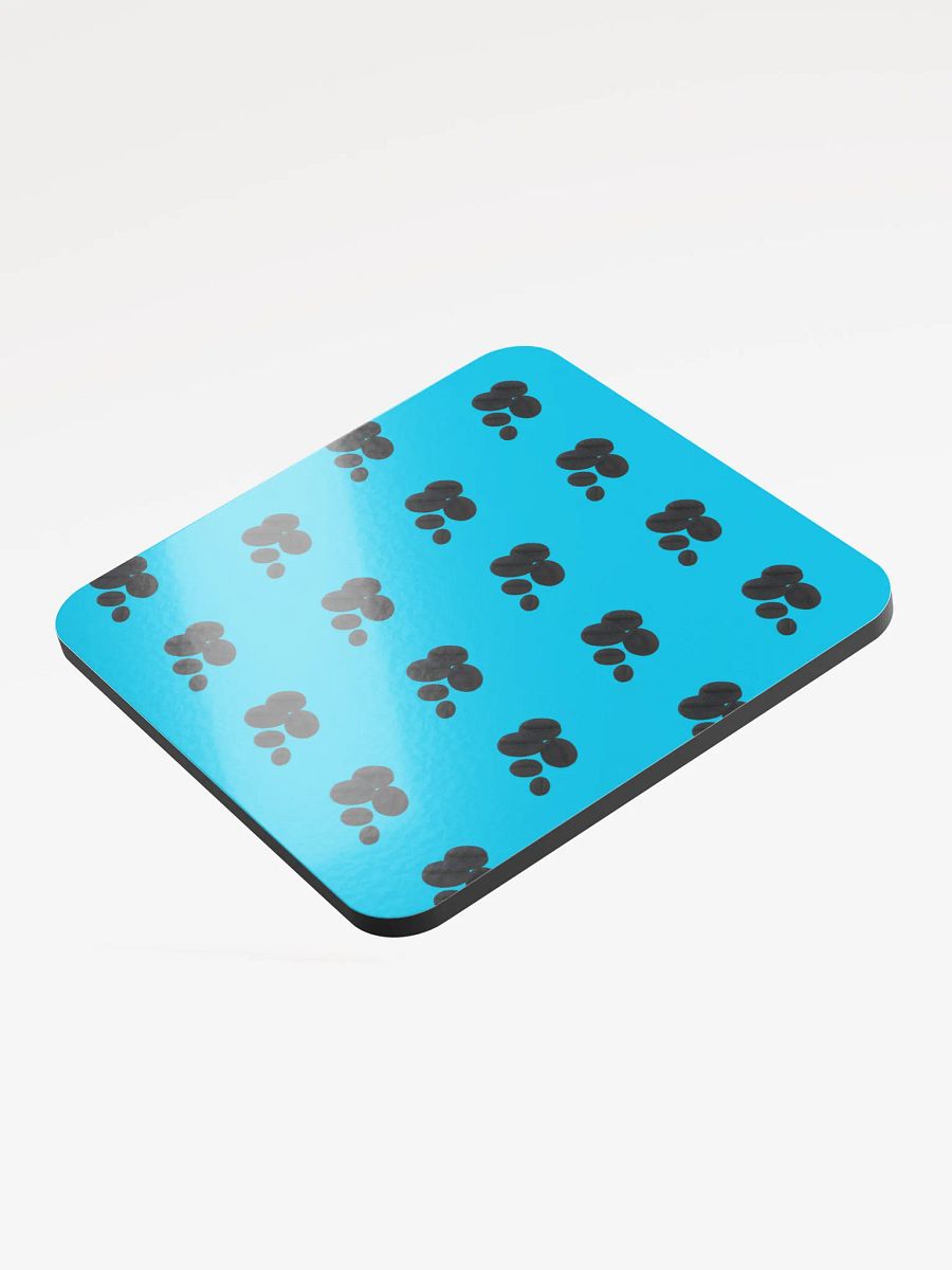 Cyan Coffee Coffee Coffee! Black Coffee Bean Coaster product image (3)