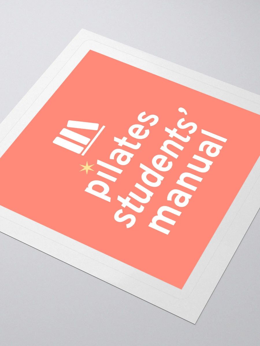 Sticker - Pilates Students' Manual podcast product image (3)