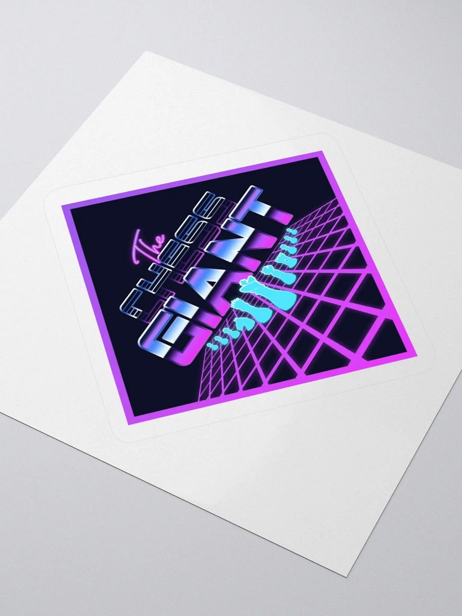 Outrun Chessboard sticker product image (7)