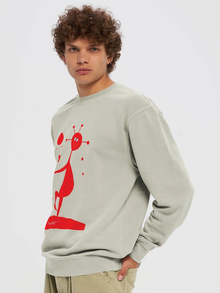 Independent Trading Co. Unisex Midweight Pigment Dyed Sweatshirt product image (2)