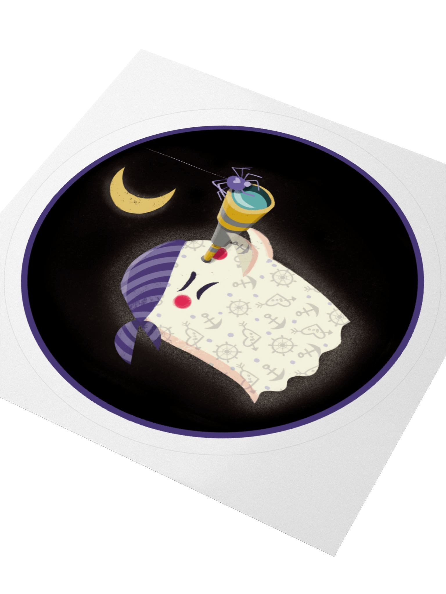 Little Ghost Pirate - Vinyl Sticker product image (5)