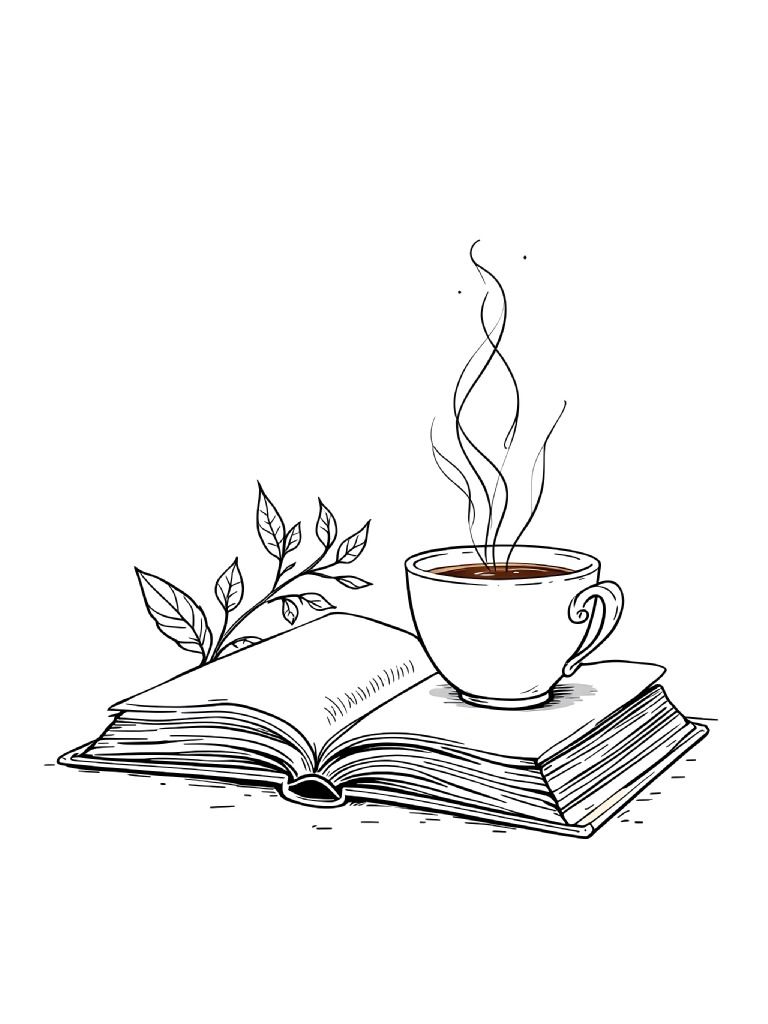 22 Book and Coffee Cup Clipart Designs, Coffee Cup Graphics, Coffee and Book Lover Clipart Gift, Coffee Cup Clipart Set product image (8)