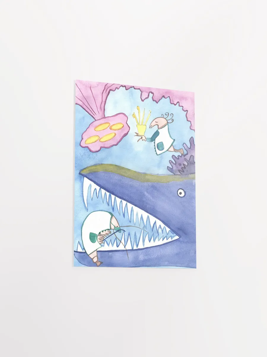 Shrimp Dentist Art Print product image (12)