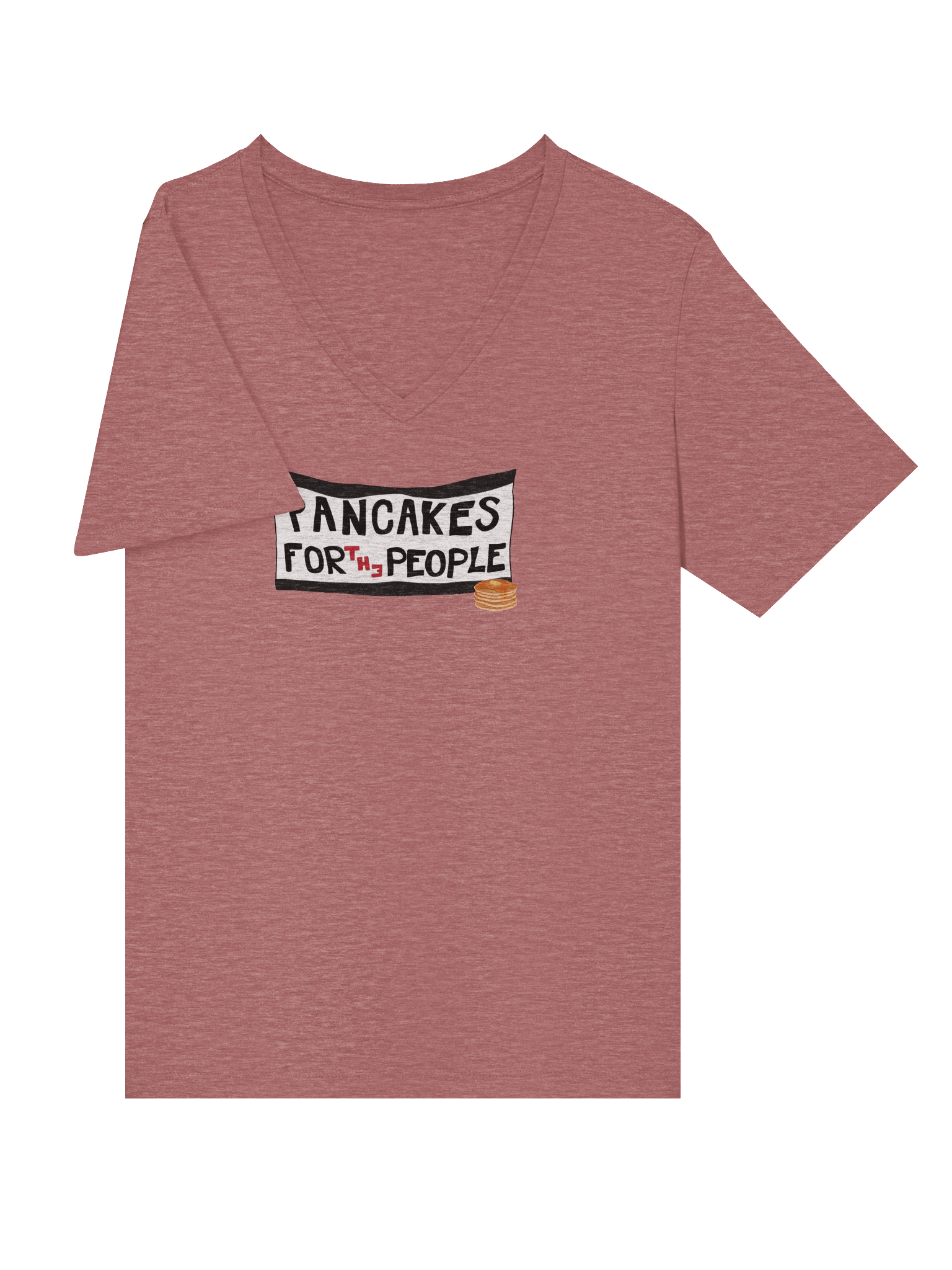 Pancakes V-neck product image (38)