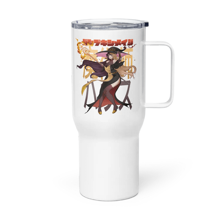 Pumpkin Mage: Goddess of the Gourds - Travel Mug w/ Handle product image (1)