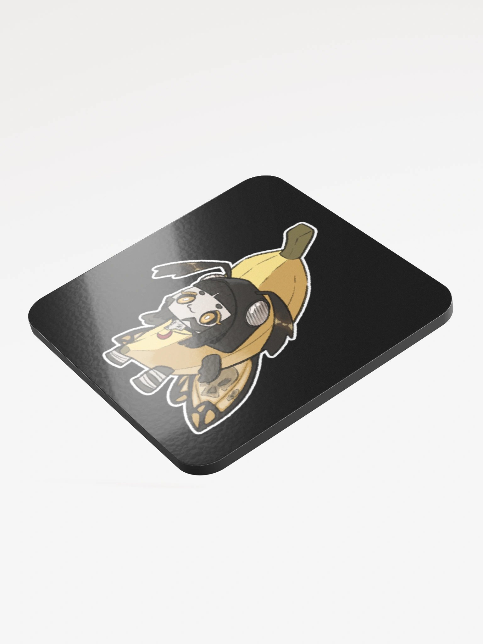 Banana-Muuki Glossy Coaster product image (3)