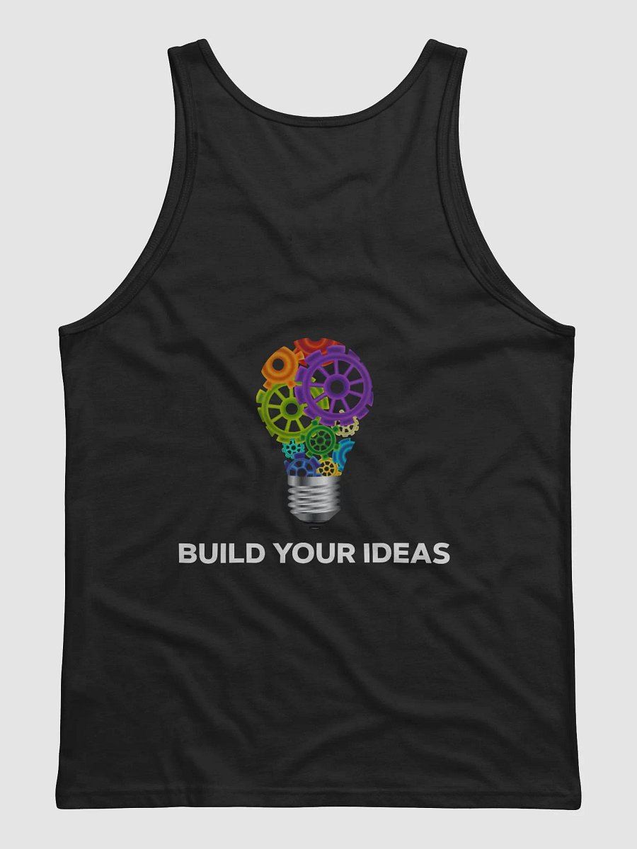 Build Your Ideas Tank Top Black product image (2)