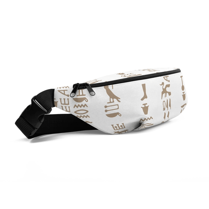 Isis White Hieroglyphs Bag Fanny Pack product image (2)