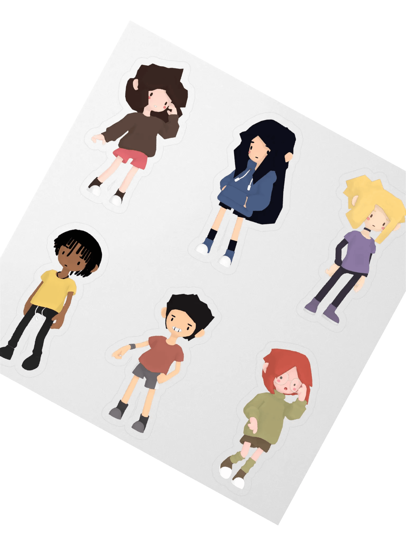 POP Character Portrait Kiss-Cut Sticker Set product image (2)