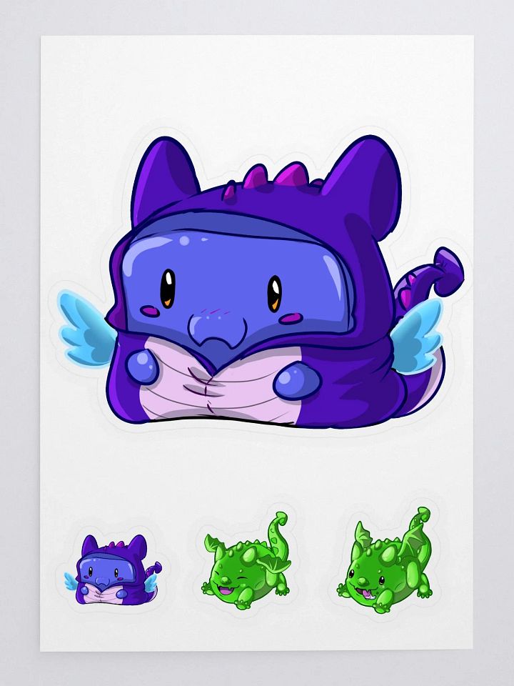 Dragon onesie Stickers product image (1)
