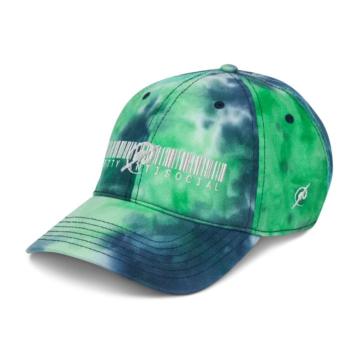 PASP Tie-Dye Barcode Logo Hat – Groovy Meets Rebellious product image (2)