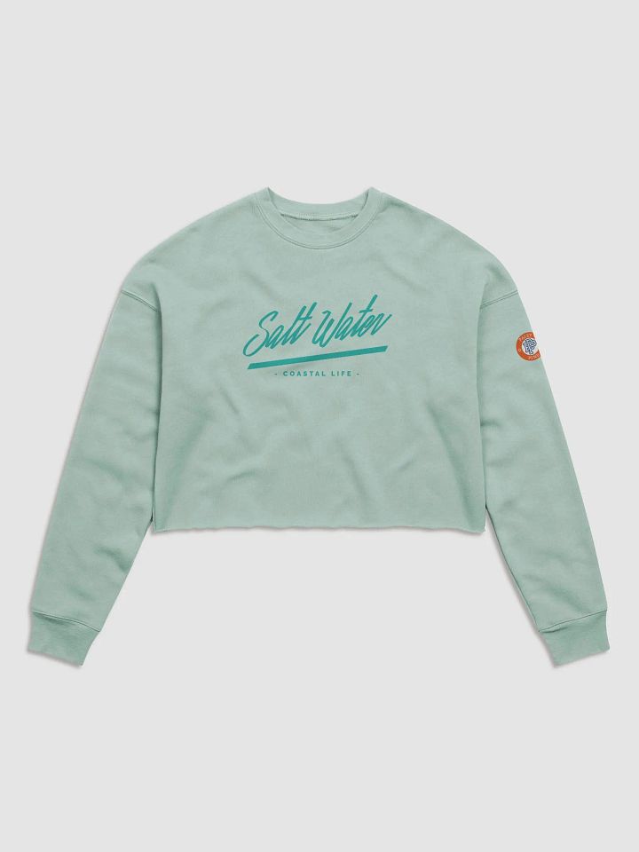 Salt Water Women's Cropped Sweatshirt product image (1)