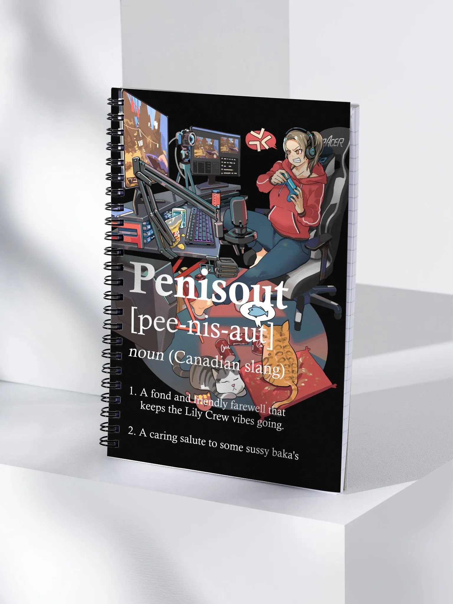 P***sout ~ Spiral Notebook by Print Sublimation product image (4)