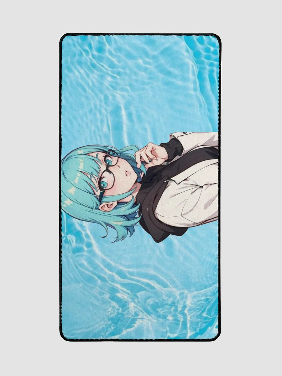 (Aqua WAIFU) K Desk Mat 15.5" x 31.5" product image (2)