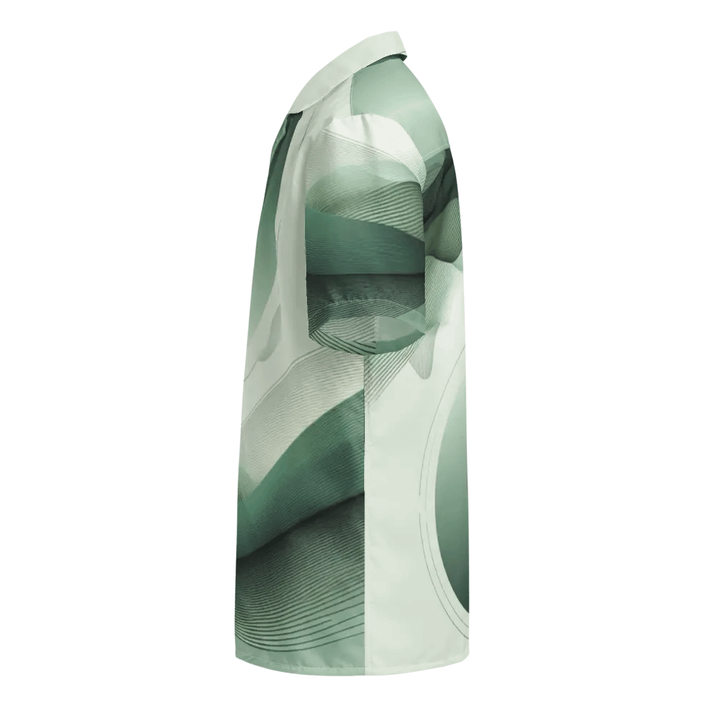 Men's Full-Print-9 Green Hawaiian Shirt product image (3)