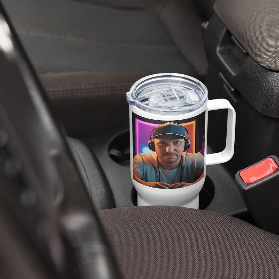 Trink Becher mit Deckel product image (7)