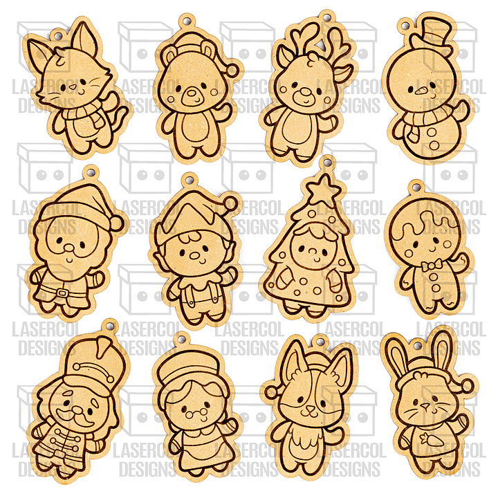 Christmas Ornaments - Laser Cut Files product image (2)