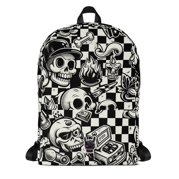 Whimsical Skulls All-Over Print Backpack product image (1)