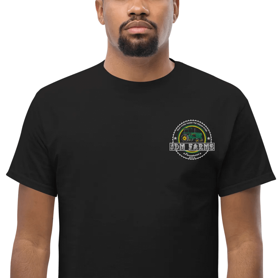 Green Tractor Circle Graphic Unisex T-Shirt product image (1)