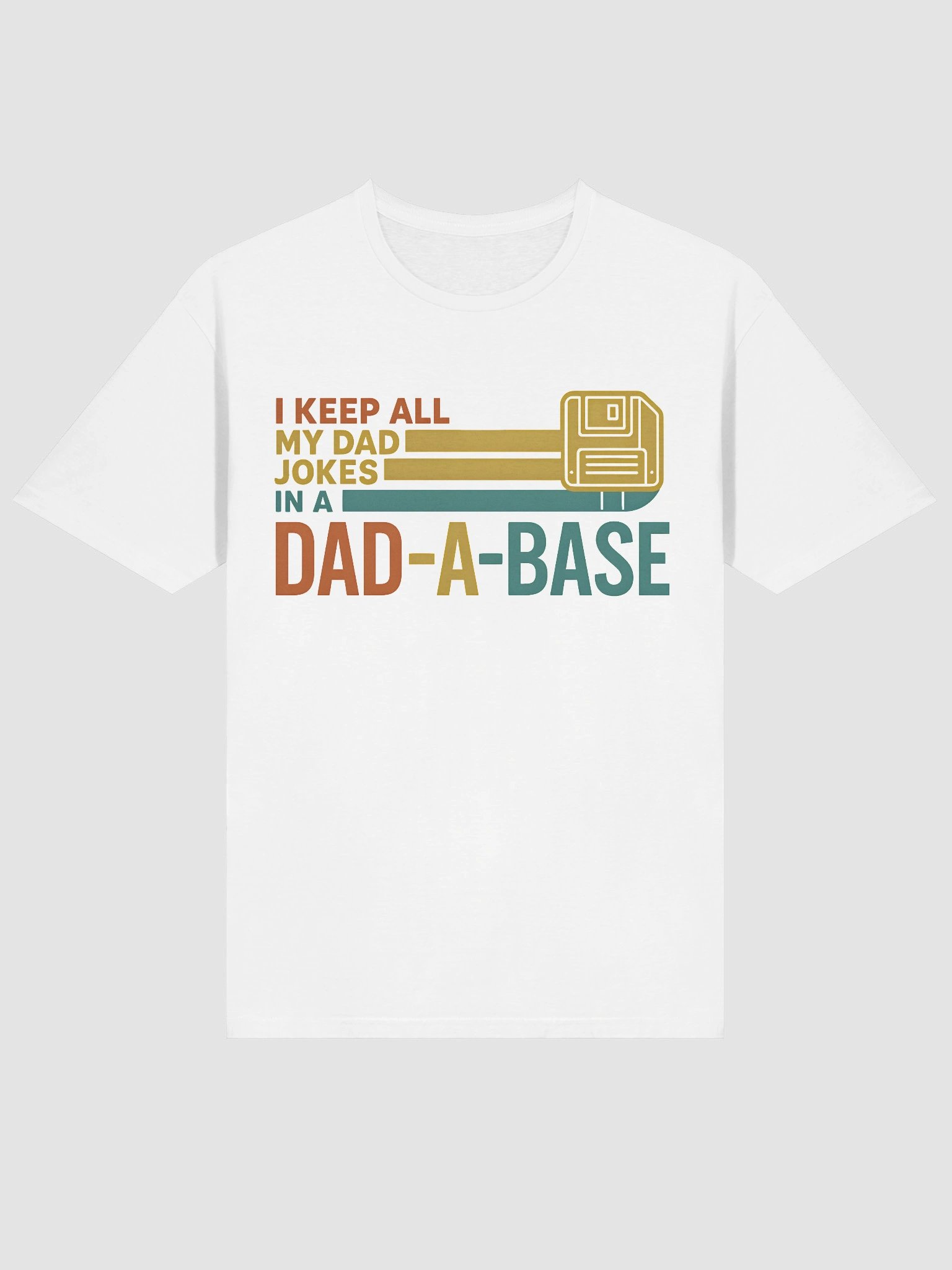 Dad-A-Base T-Shirt | Funny Dad Joke Shirt | Retro Techie Gift for Dads product image (45)
