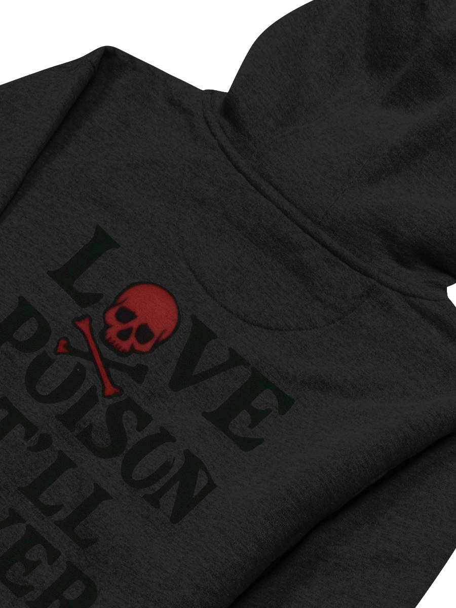 love like poison black hoodie product image (4)