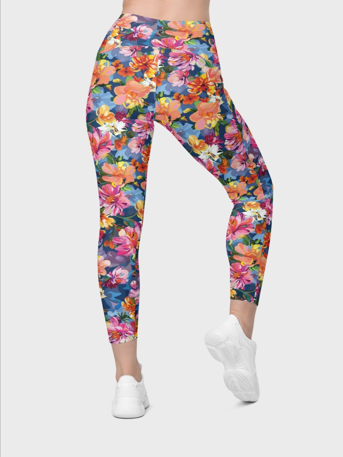 Leggings with Pockets "Bold Abstract Florals" product image (7)