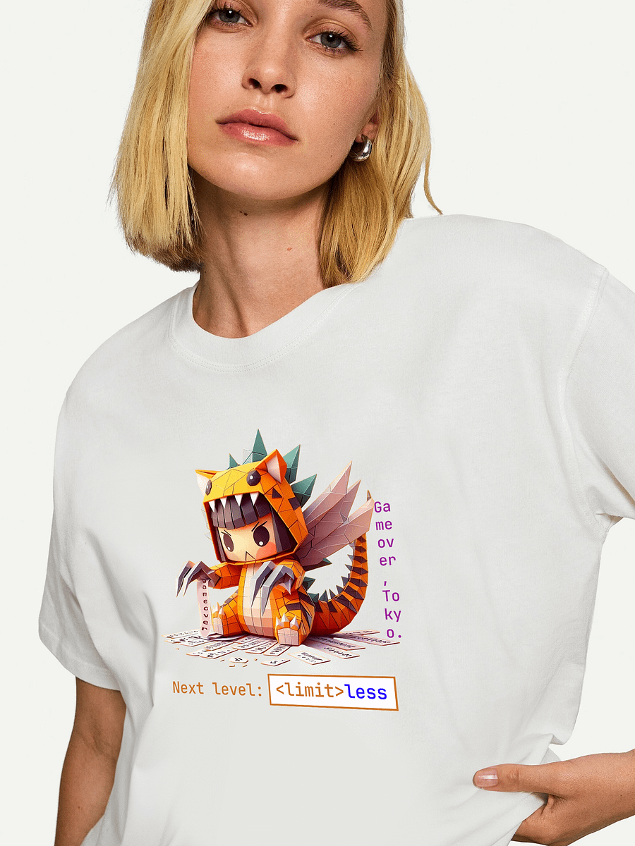 Limitless Gamer Girl T-Shirt - Retro Tech Streetwear for Geek Queens product image (4)