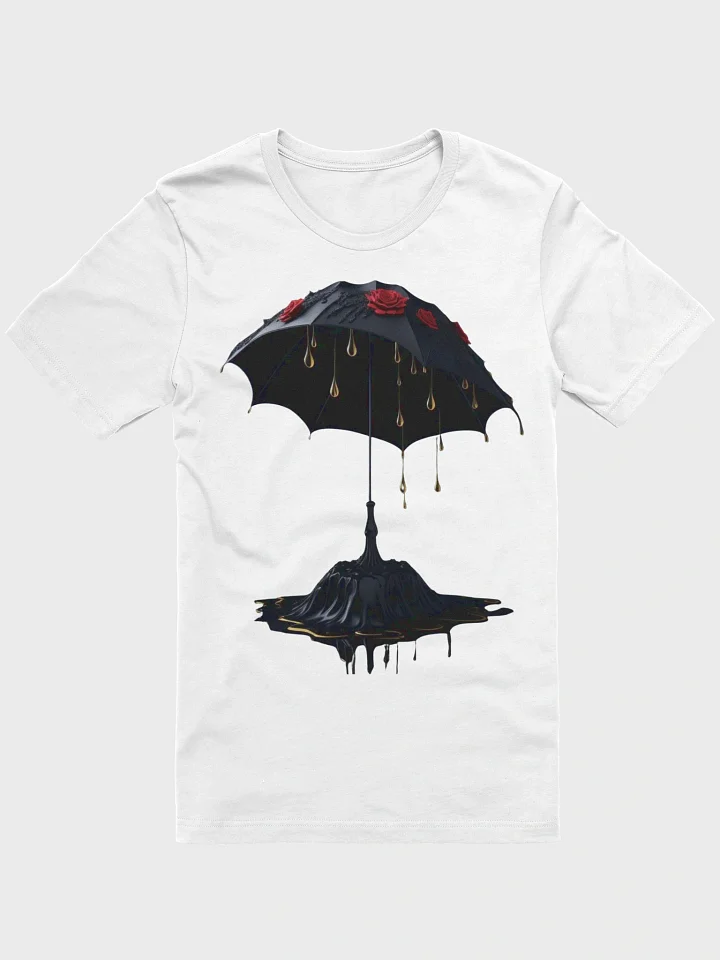 Roses and Gold Raindrops Umbrella T-Shirt product image (2)