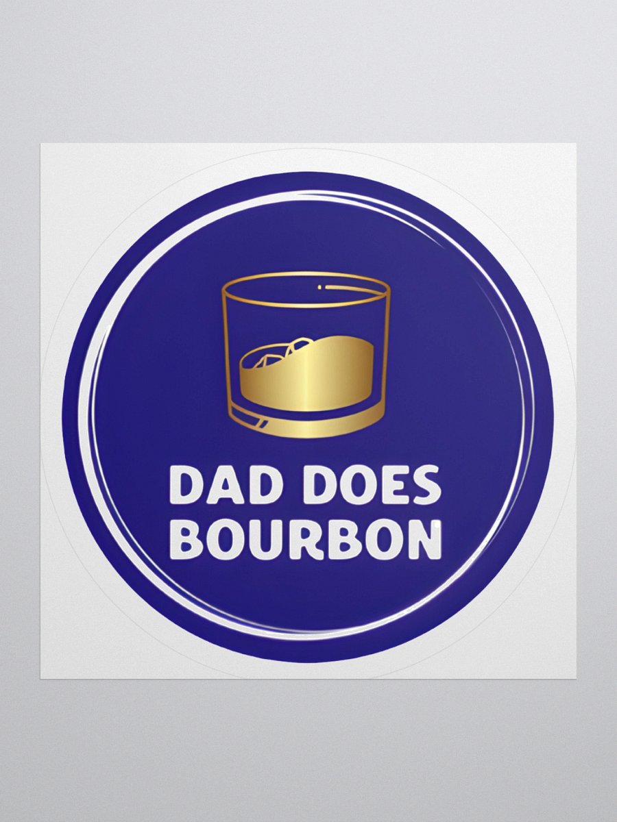 Dad Does Bourbon Logo Sticker product image (3)