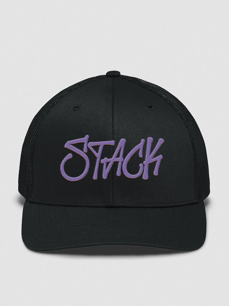 Stack Embroidered Trucker Hat
