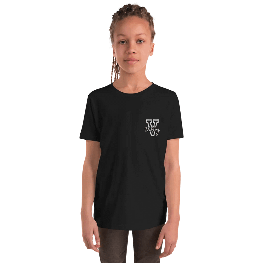 Kids Shirt Black (white logo) product image (6)