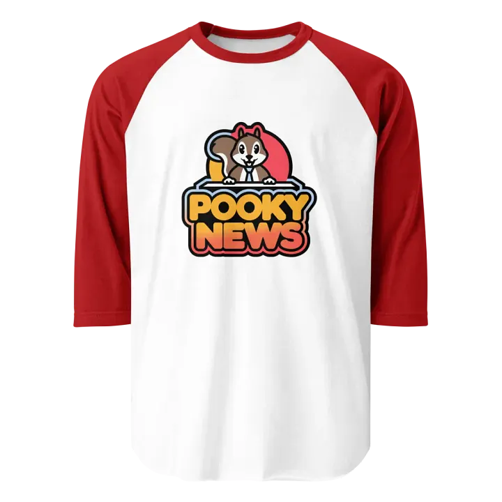 Pooky News ¾ Sleeve Raglan Tee product image (1)