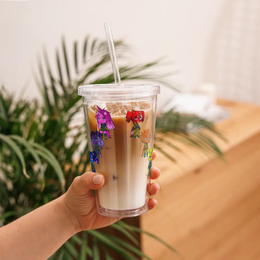 The Shadow Unicorns Plastic Tumbler 16oz product image (11)