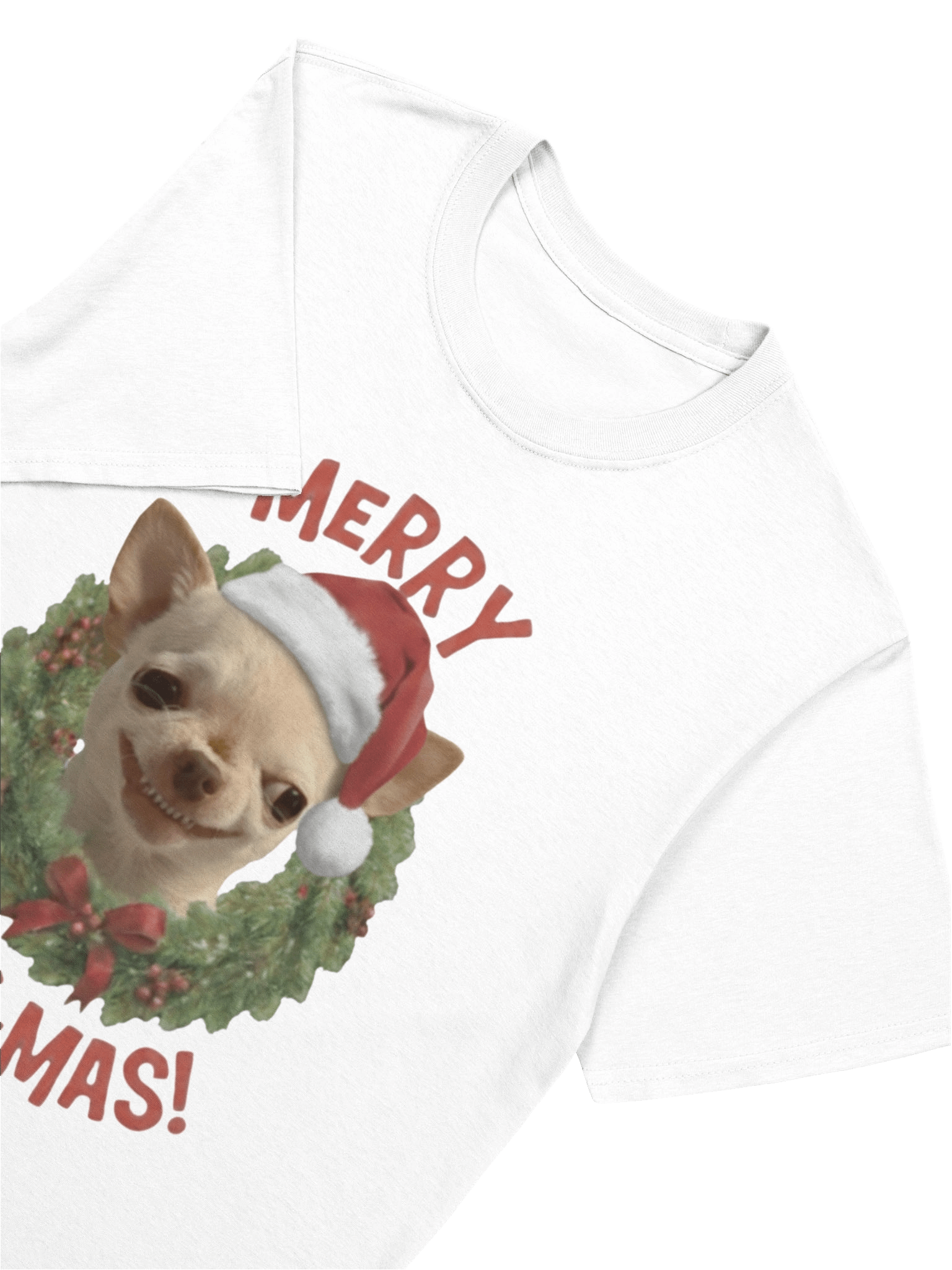 MARRY BARK-MAS! Evil Dog Meme T-Shirt product image (8)