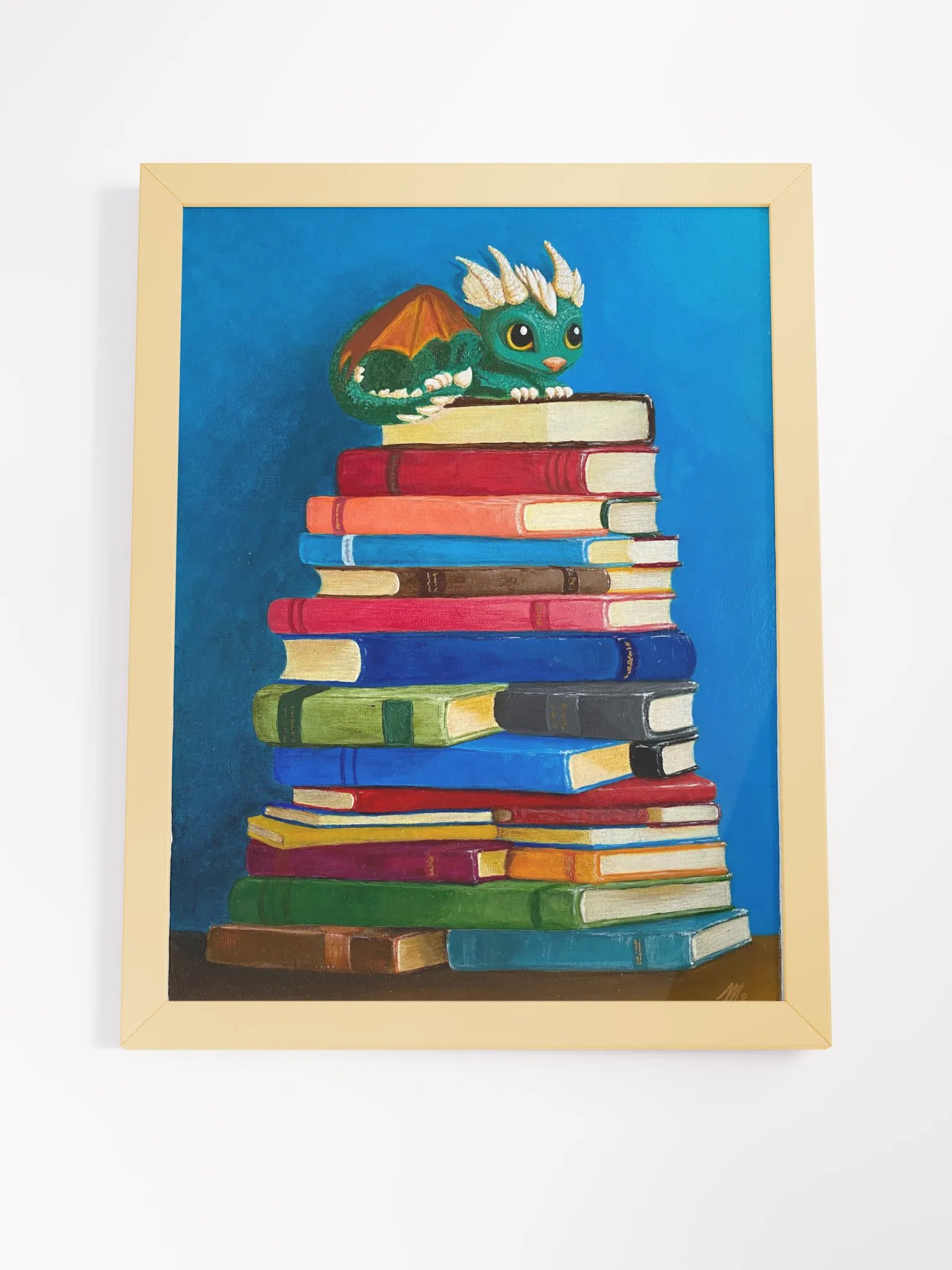 Poster Print of Spellbound : The Book Nook Dragon product image (8)