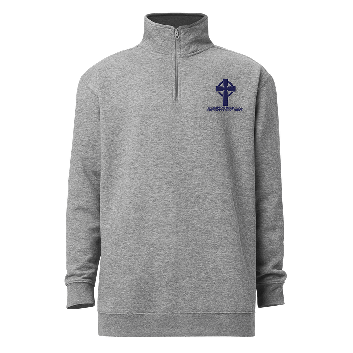 Traditional TMPC Logo: Embroidered Zip Crew Sweatshirt product image (1)
