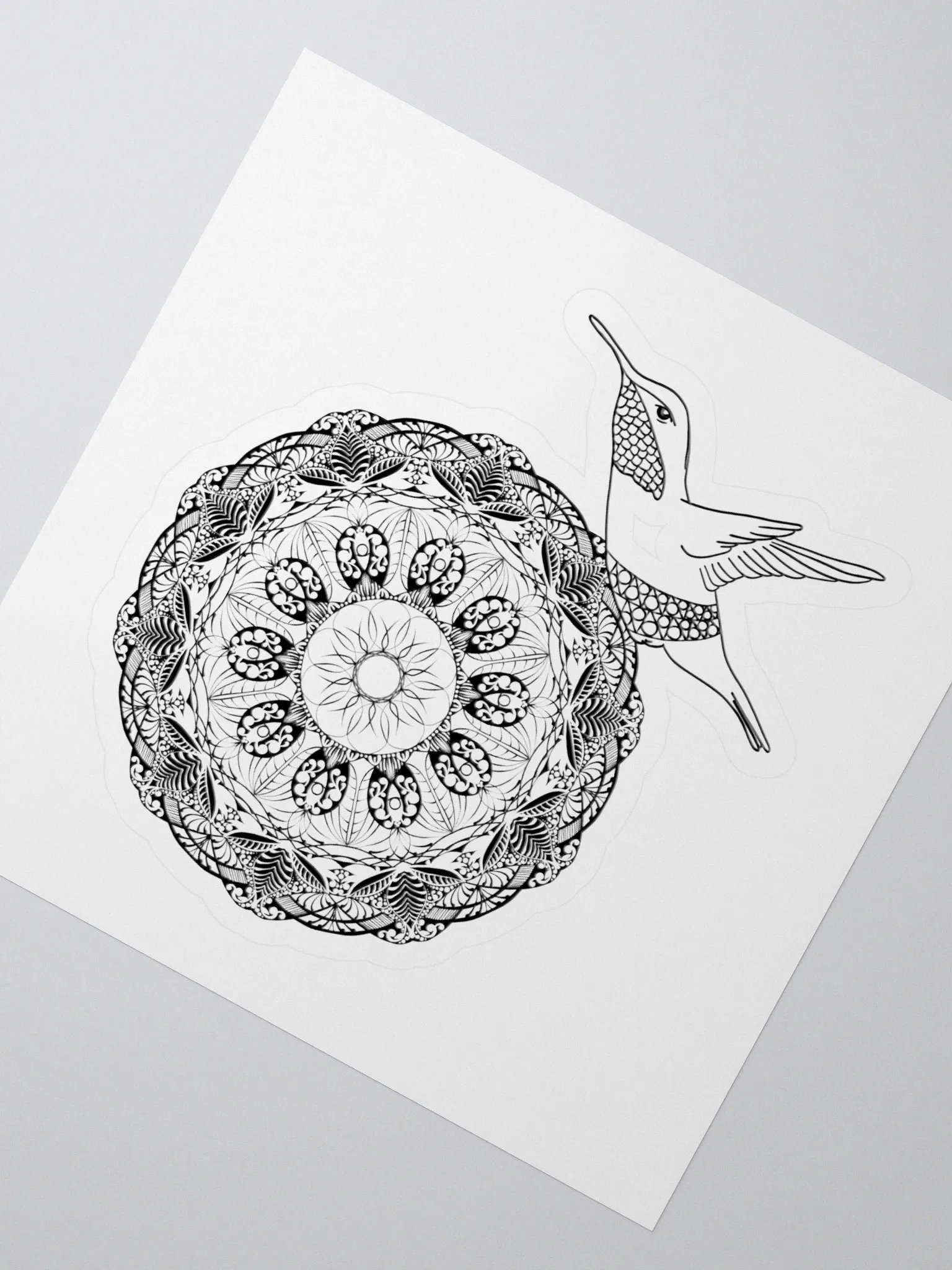 Mandala Hummingbird Harmony Stickers product image (3)