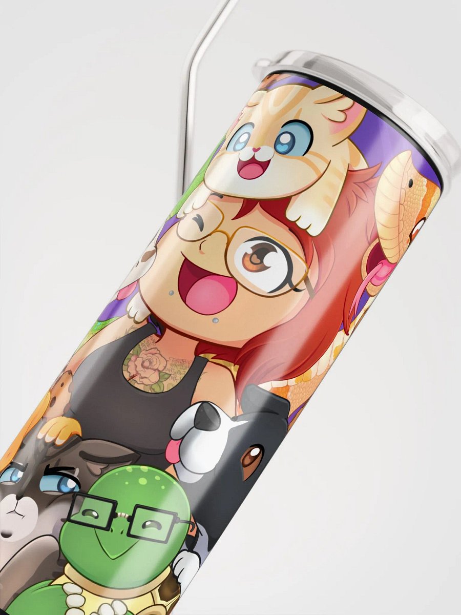 PCB Zoo Tumbler with straw product image (5)