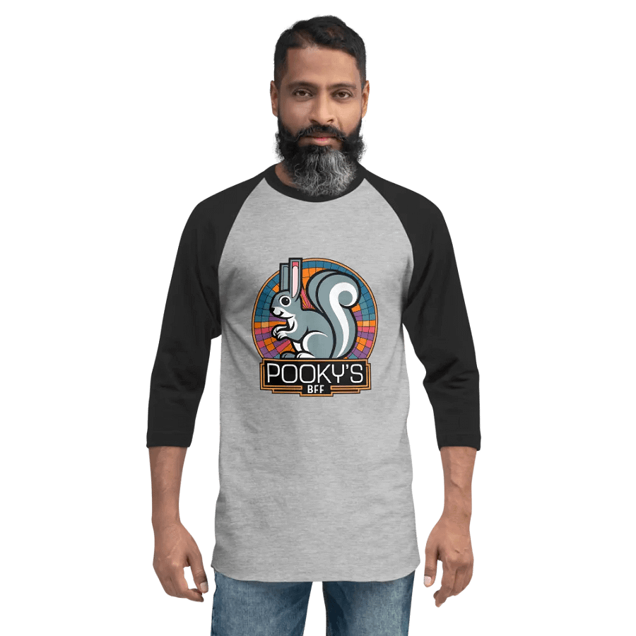 Pooky's BFF ¾ Sleeve Raglan Tee product image (2)