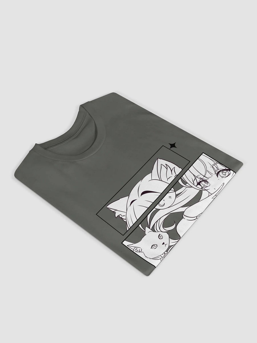 Snug Catgirl Anime Style Unisex T-Shirt product image (3)
