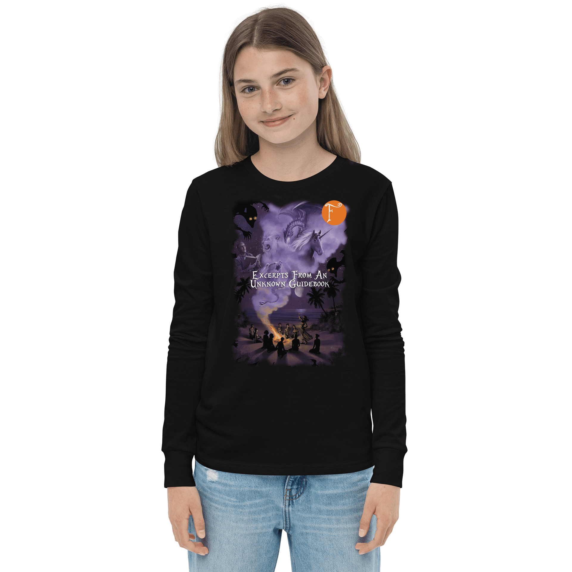 Excerpts from an Unknown Guidebook - Bella+Canvas Youth Long Sleeve T-Shirt product image (1)