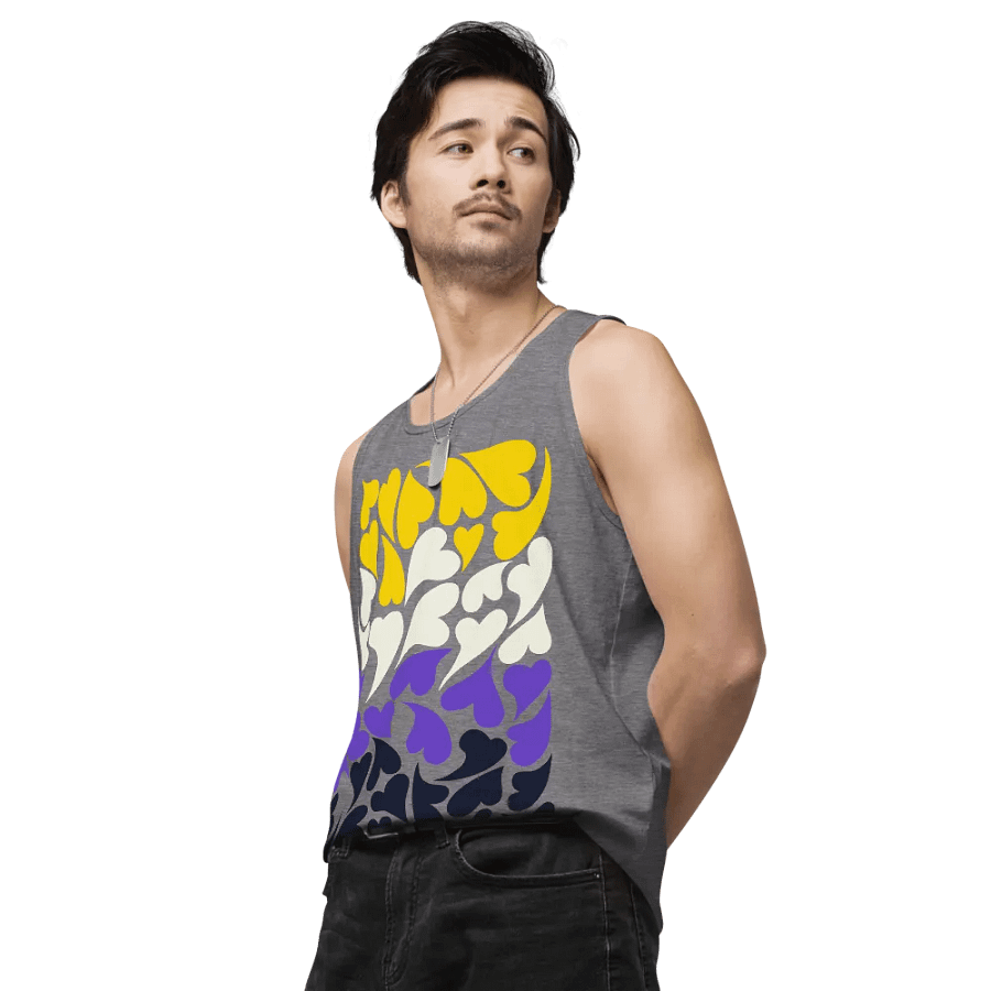 Nestled PRIDE Nonbinary Tank Top product image (4)