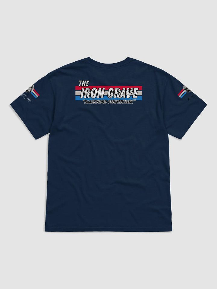 The Iron Grave - Blackwood Penitentiary - Post - White Logo T-Shirt product image (24)